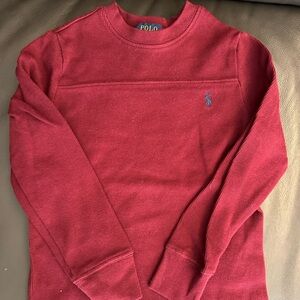 Ralph Lauren Burgundy Knit Top